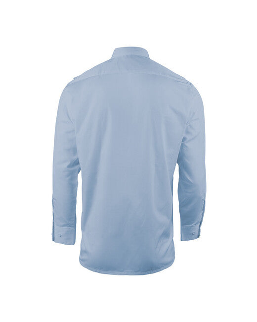 Mil-Tec camicia di servizio a maniche lunghe, blu chiaro