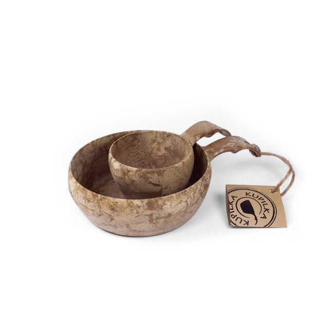 Kupilka 55 + 21 set di ciotola e tazza, marrone