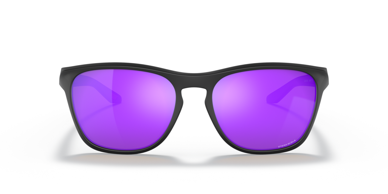 Oakley Manorburn occhiali da sole 56 con telaio Matte Black e con le diapositive Prizm Violet