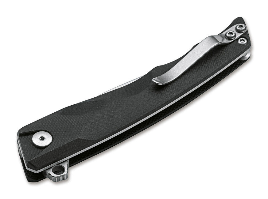 Böker Plus Shade coltello da tasca 7,6 cm, nero, G10