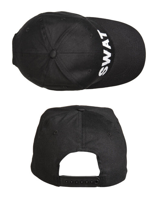 Mil-Tec Cappello da Baseball nero Swat