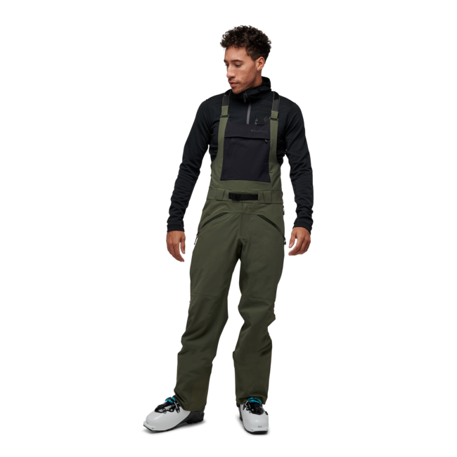 Black Diamond Recon Stretch salopette da uomo, tundra