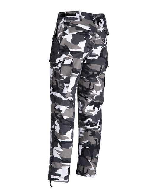 Mil-Tec Pantaloni US BDU da Campo rip-stop prelavati, urbani