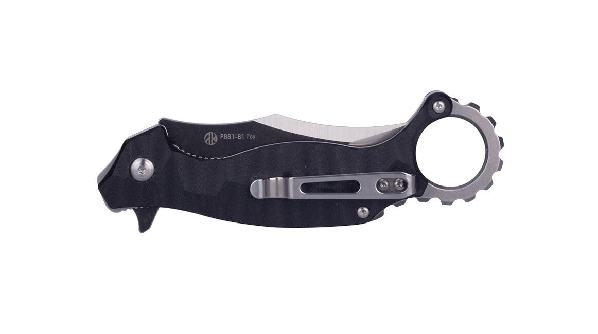 Ruike P881 coltello, nero