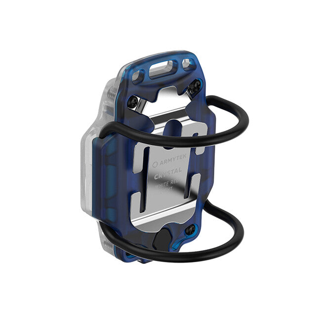 ArmyTek F07001B torcia portatile blu cristallo led blu, trasparente