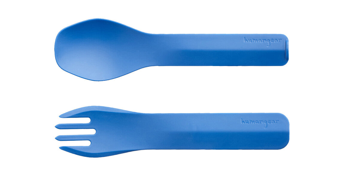 Humangear GoBites DUO posate, blu
