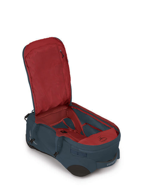 Osprey Farpoint Wheels 36 borsa da viaggio su ruote, blu spaziale tenue