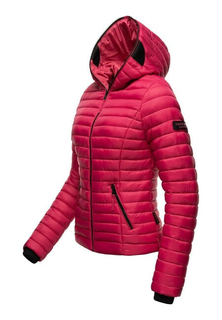Navahoo Kimuk giacca transitoria da donna con cappuccio, fucsia