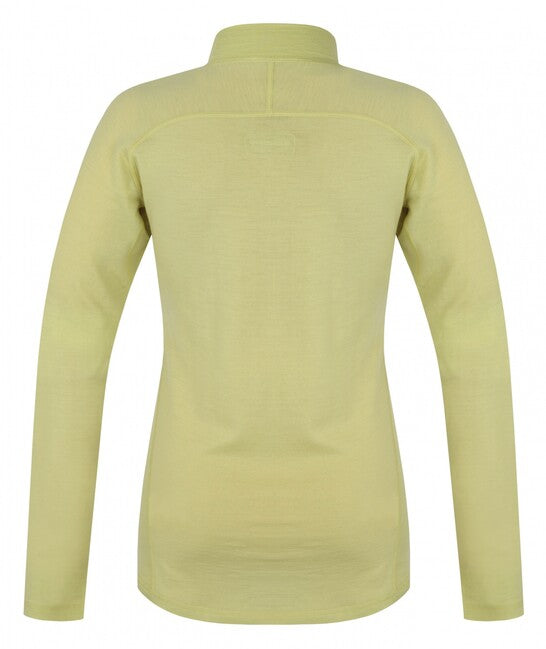 Husky Merow Zip maglia termica da donna con zip, verde chiaro