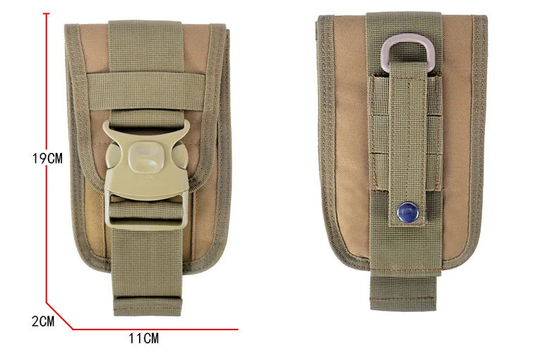 DRAGOWA Tactical Zulu custodia per smartphone, cachi