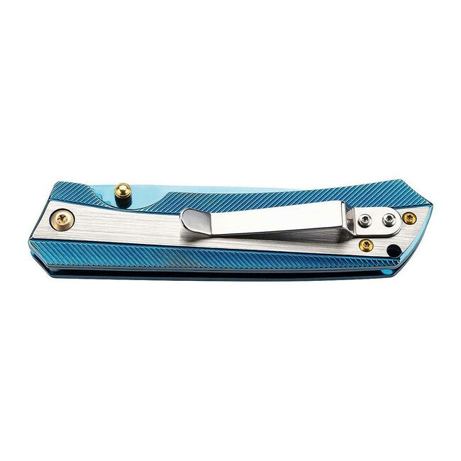 Herbertz Coltello a una mano 9 cm, blu-oro