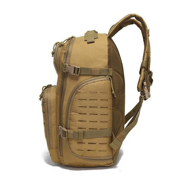 DRAGOWA Tactical Borsa da campeggio con maniglia, coyote