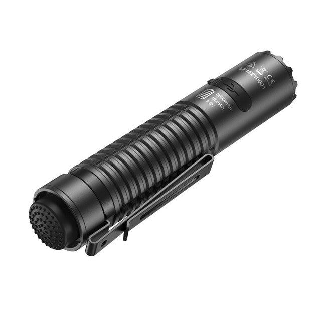 Speras E21 torcia tattica ricaricabile 2000LM, nero
