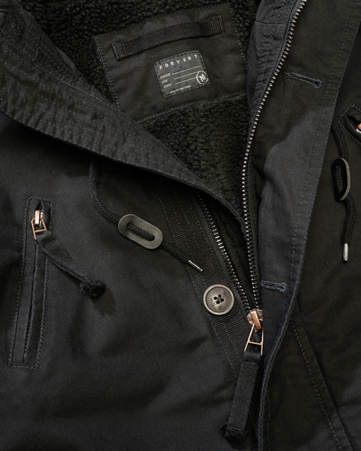 Brandit Forvert Fiss parka, nero