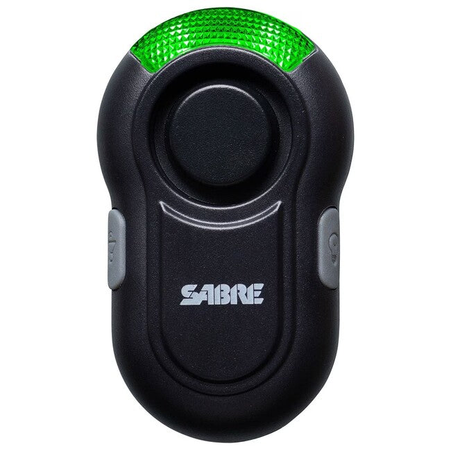 Sabre Red Clip-On Allarme personale, 120db, nero