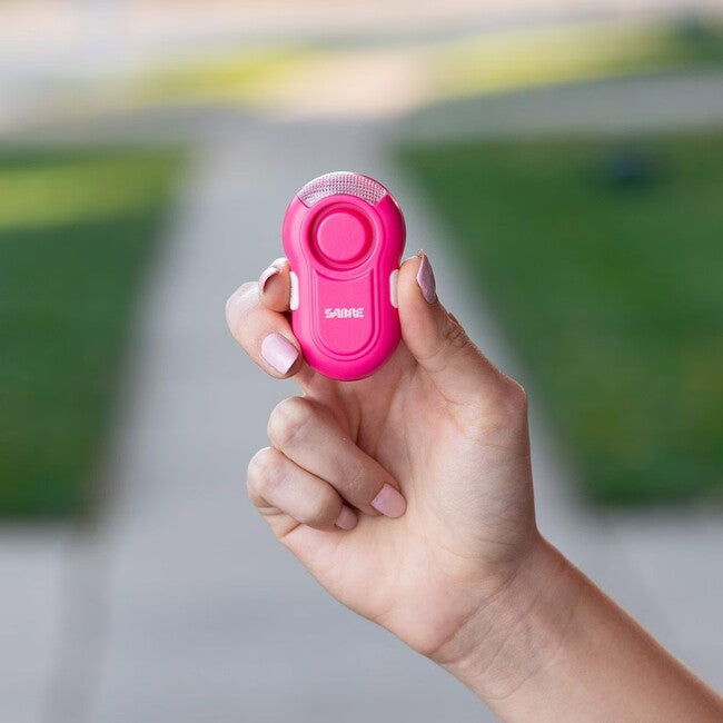 Sabre Red Clip-On allarme personale, 120db, rosa