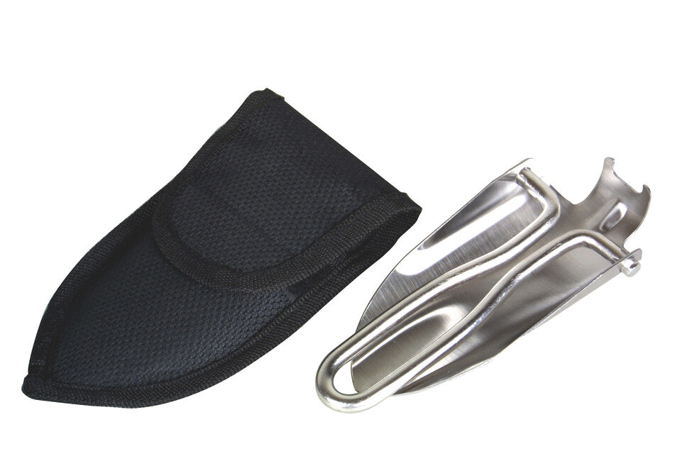BasicNature Pala pieghevole in acciaio inox