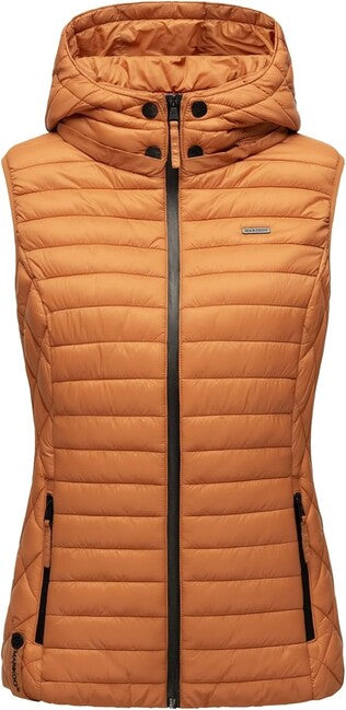 Marikoo Hasenpfote gilet di transizione da donna, cannella arrugginita