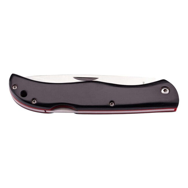 Herbertz Coltello 9,7 cm, legno Pakka nero