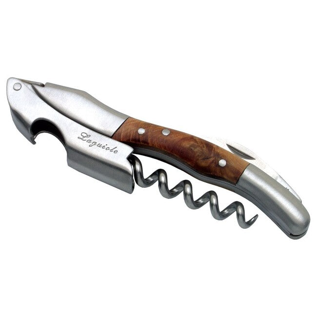 Laguiole DUB503 coltello da sommelier professionale con manico in legno di ginepro