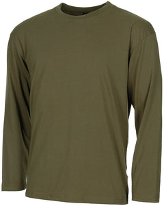 MFH ameriška majica z dolgimi rokavi 170 g/m², OD green