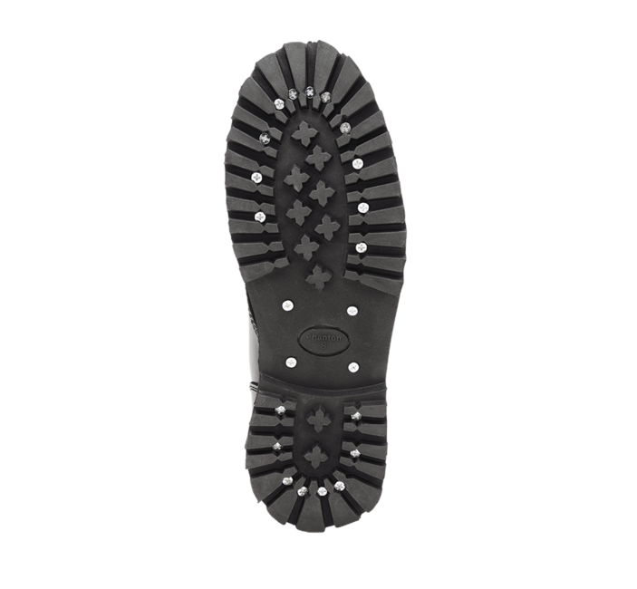 Brandit Phantom stivali in pelle con allacciatura a 14 file, nero