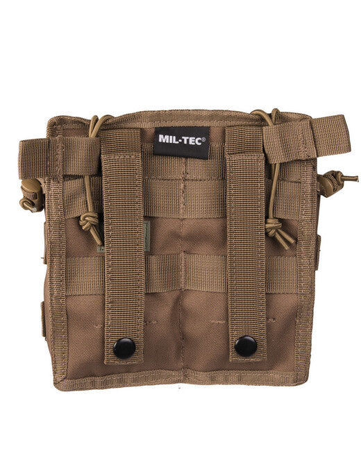 Mil-Tec Custodia per caricatore doppio M4/M16, marrone Coyote