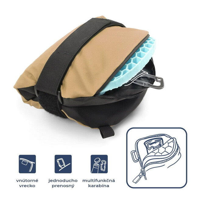 Mosh Kamper cuscino per esterni, beige/nero