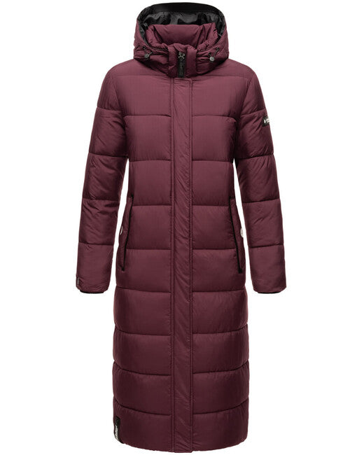 Navahoo Isalie giacca invernale lunga da donna, vino
