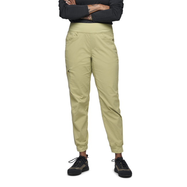 Black Diamond Technician pantaloni da jogging da donna, verdi cedro