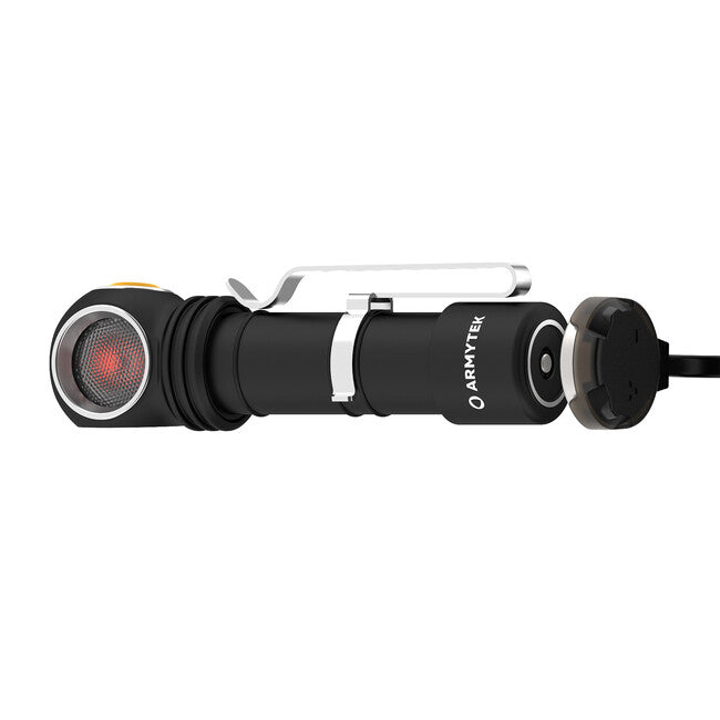 ArmyTek Wizard C2 WR lampada frontale 1100 lm potenza della batteria 3 h 65 g, bianchi e rossi con supporto magnetico