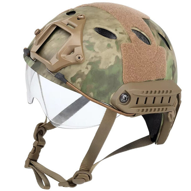 DRAGOWA Tactical Fast PJ casco tattico con occhiali Bolt, AT (senza certificazione)
