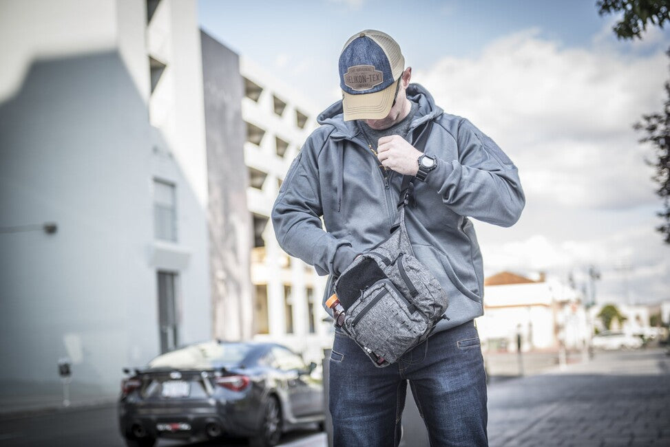 Helikon-Tex Urban Tactical Hoodie (FullZip) - grigio melange