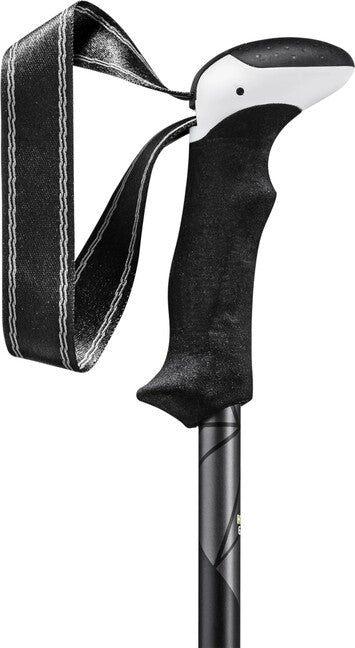 Leki Khumbu Lite Pro bastoncini da trekking 100 - 135 cm, nero-antracite scuro-giallo smerigliato