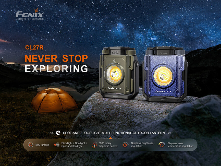 Fenix CL27R luce e lanterna da lavoro, verde