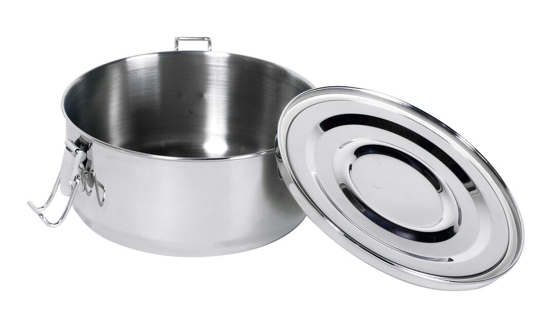 BasicNature Contenitore per alimenti acciaio inox 1,5 l