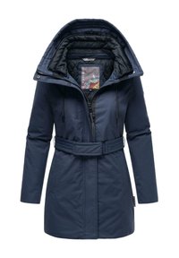 Navahoo Eishauch parka invernale da donna con cappuccio, blu navy