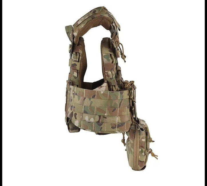 DRAGOWA Tactical Raven gilet tattico , nero