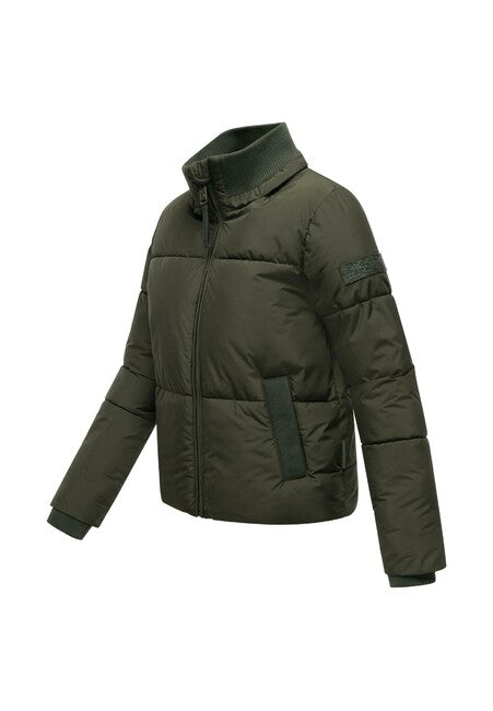 Navahoo Traumelfe 14 giacca invernale da donna, verde oliva scuro