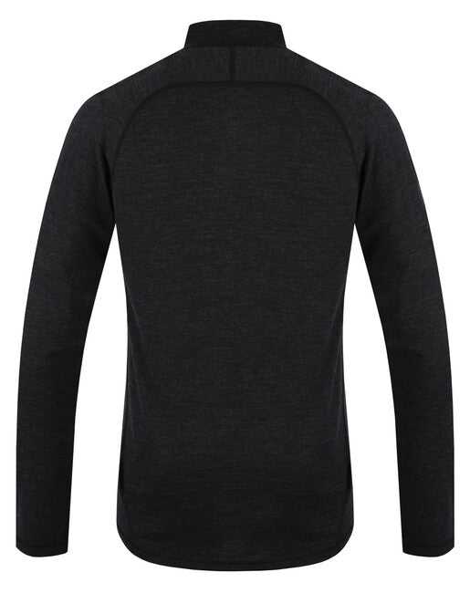 Husky DL Merow Zips merino shirt, nero