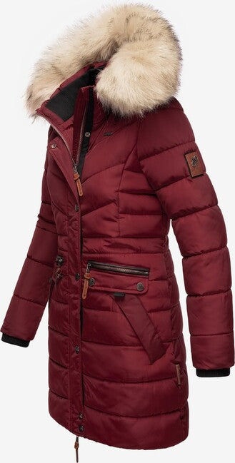 Navahoo Paula parka invernale da donna con cappuccio, bordeaux