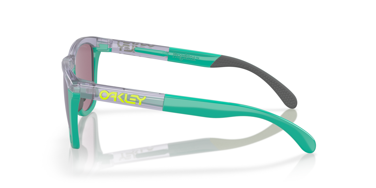 Oakley Frogskins range occhiali da sole con telaio Trans Lilac/Celeste e con le diapositive Prizm Jade 55