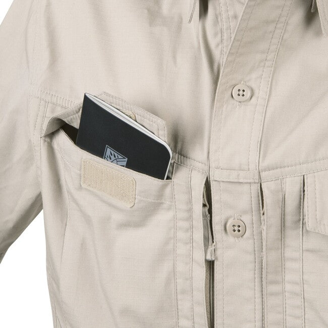 Helikon-Tex Defender Mk2 camicia a maniche corte - Policotone Ripstop, beige