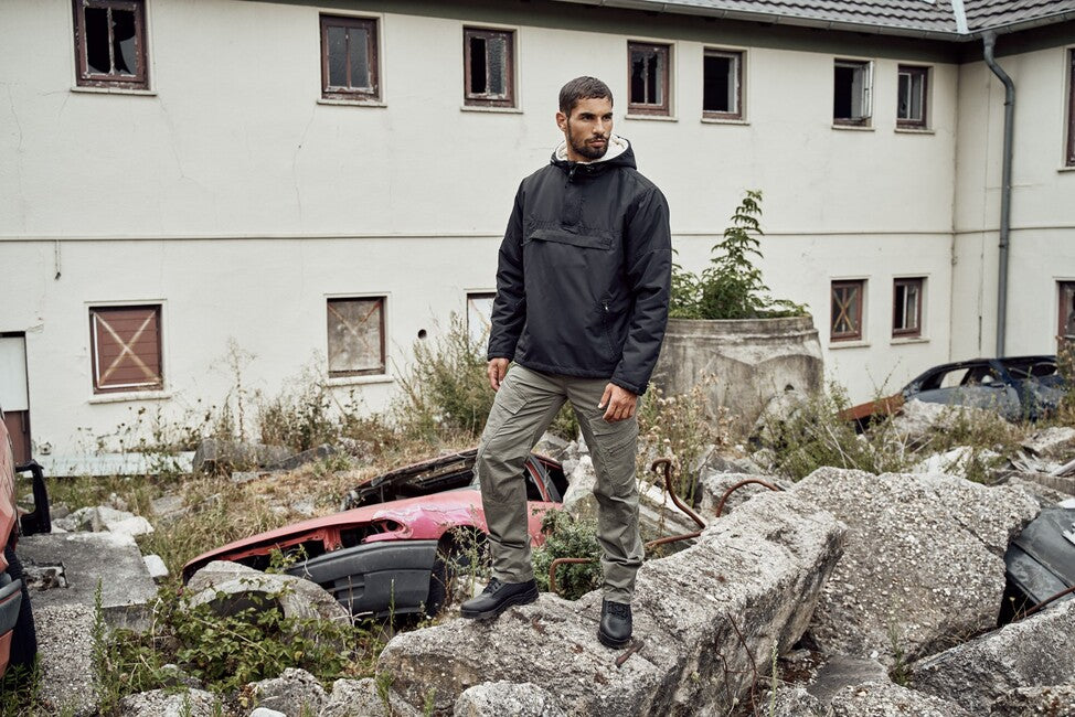 Brandit Sherpa giacca a vento, nera