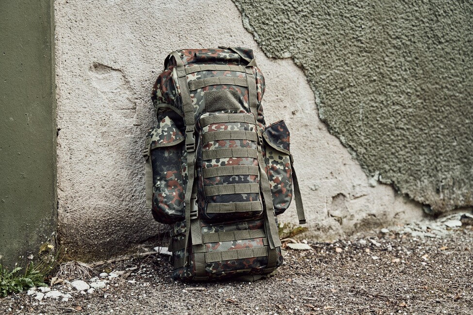 Brandit Kampfrucksack zaino tattico molle 65l, flecktarn