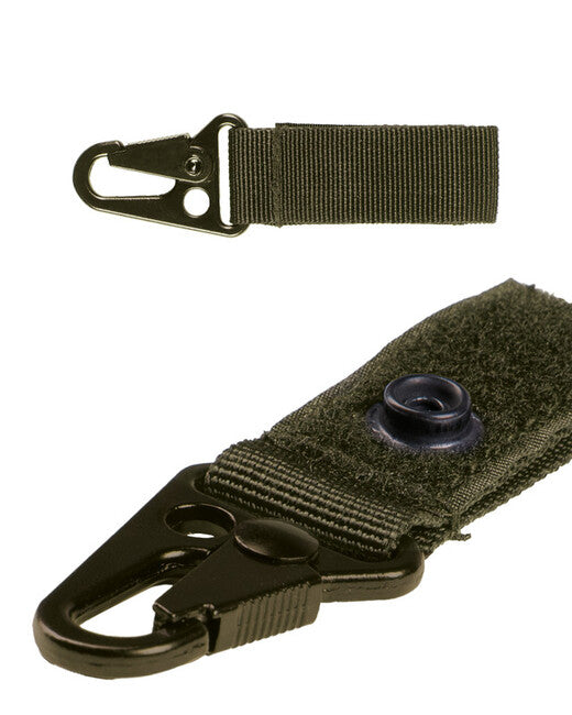 Mil-Tec portachiavi con moschettone 7cm, oliva