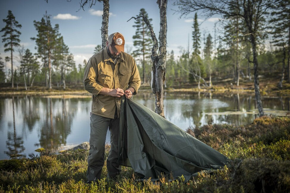 Helikon-Tex Shelter Cell - Poliestere Ripstop - PL Woodland