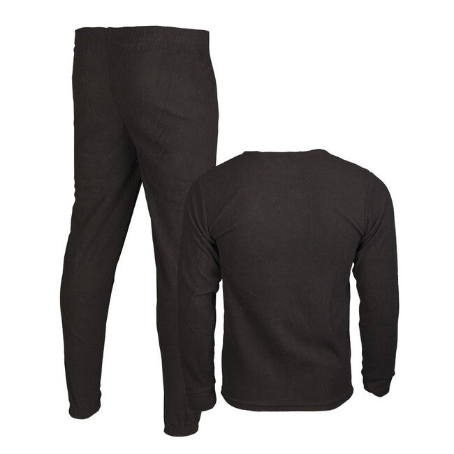 Mil-Tec abbigliamento per il corpo con fondo nero Fleec e colpo d'occhio.