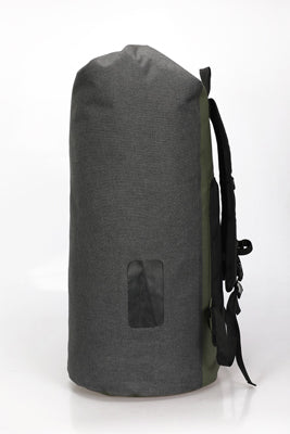 BasicNature Borsa impermeabile 60 L, grigio-verde