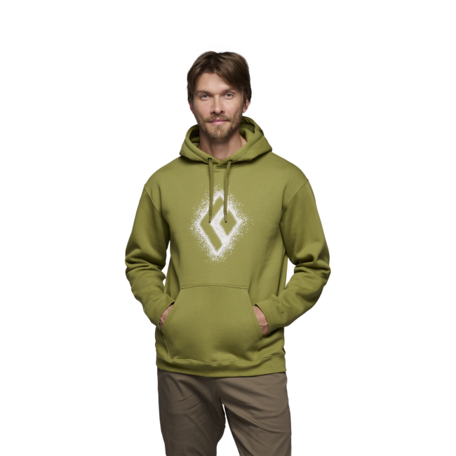 Black Diamond Chalked Up 2.0 felpa con cappuccio, verde campo